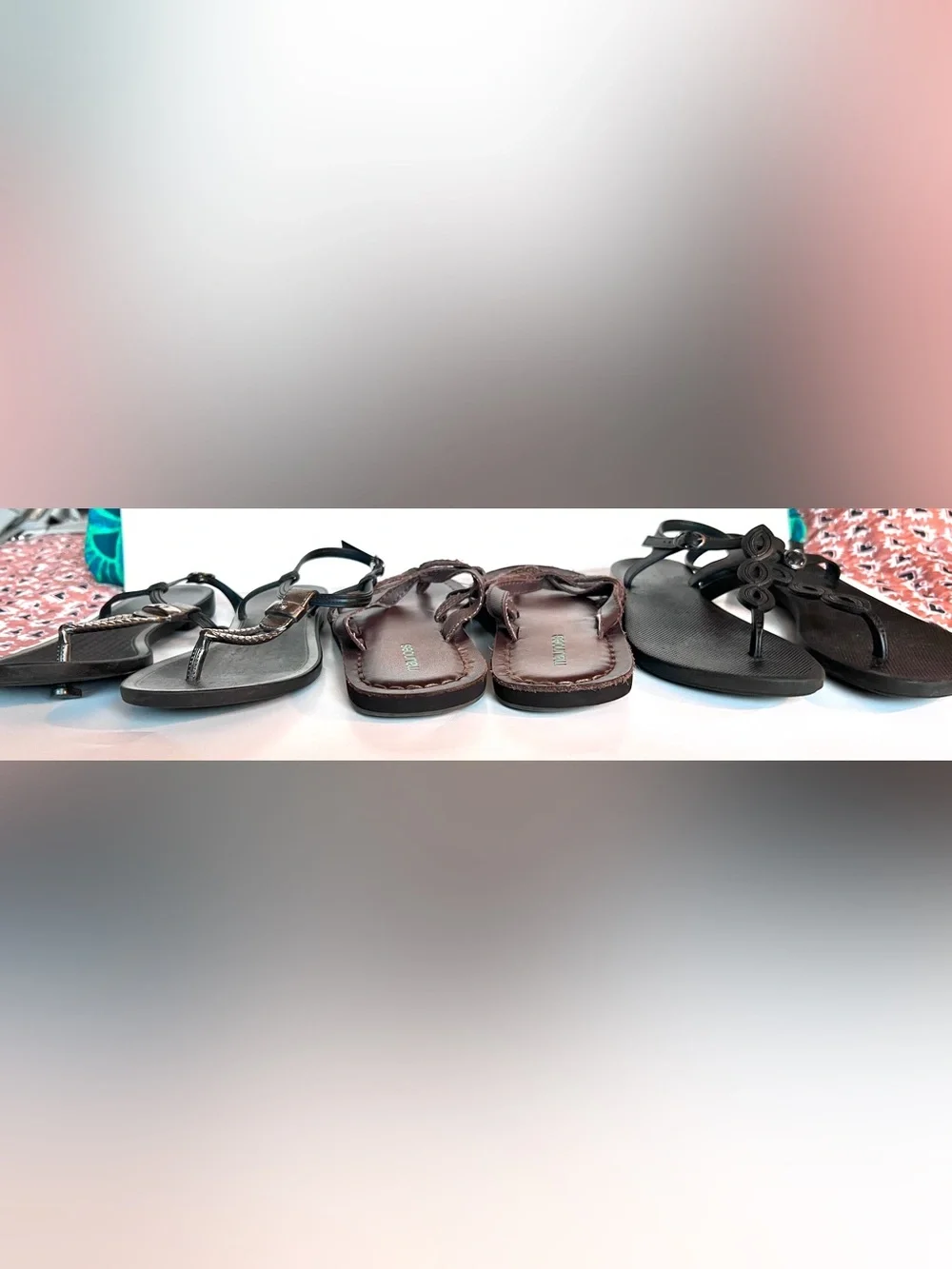 Black & Brown Sandals Bundle
